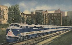 Wabash Streamliner Postcard