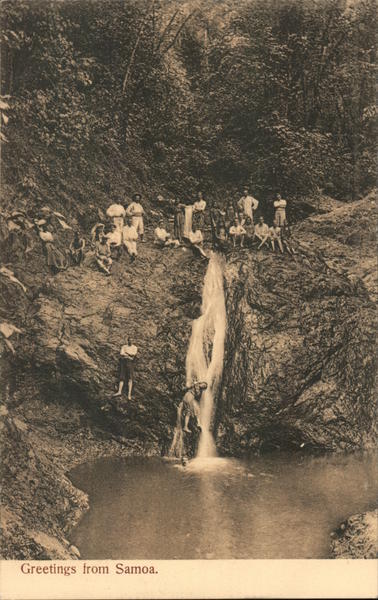 Greetings From Samoa South Pacific