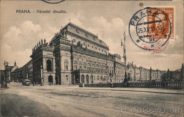 National Theater Prague Czechoslovakia Eastern Europe