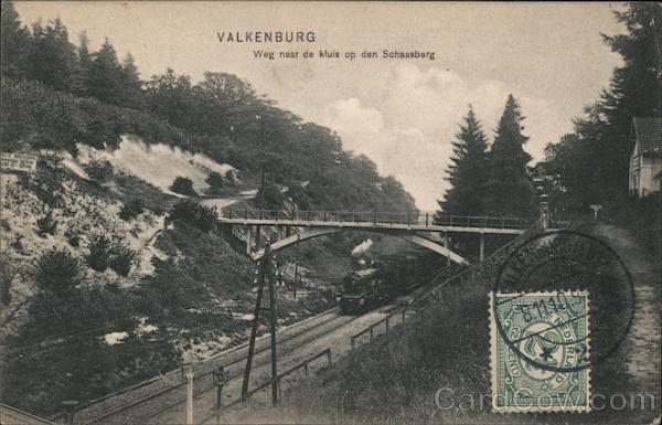 Railroad in Valkenburg, Holland Netherlands