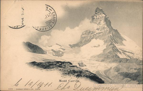 View of Mount Cervino Switzerland