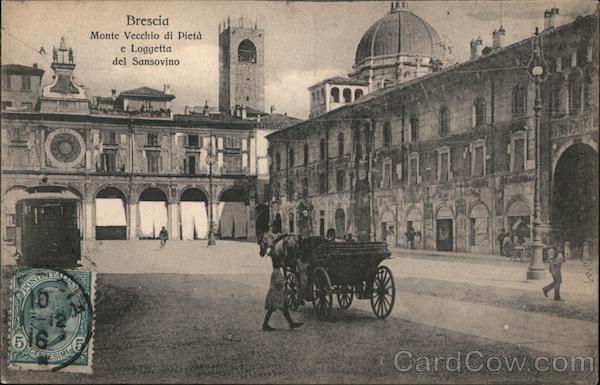 Brescia - Monte Vecchio di Pieta e Loggetta del Sansovino Italy