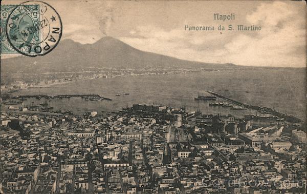 Naples - View of San Martino Italy