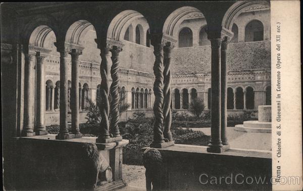 Cloister of San Giovanni in Laterano Rome Italy
