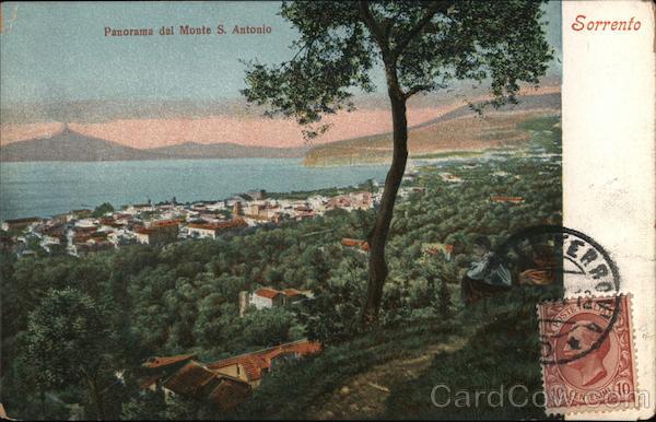 Panorama of St. Anthony's Hill - Sorrento Italy