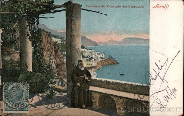 Panorama del Convento del Cappuccini Amalfi Italy