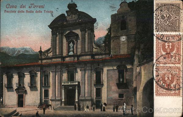 Cava dei Tirreni, faciata della Badia della Trinita Cava de' Tirreni Italy