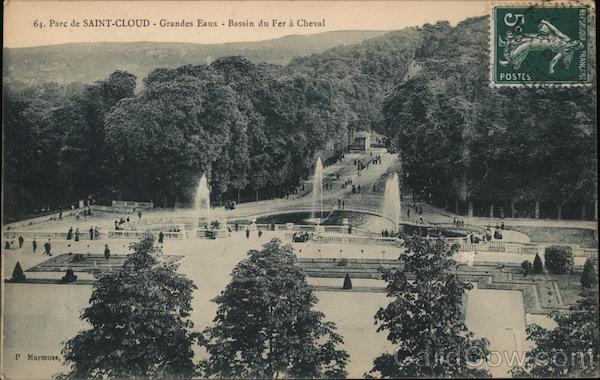 View of Saint-Cloud national park France