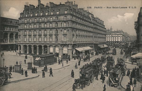 Rue Saint-Lazare Paris France