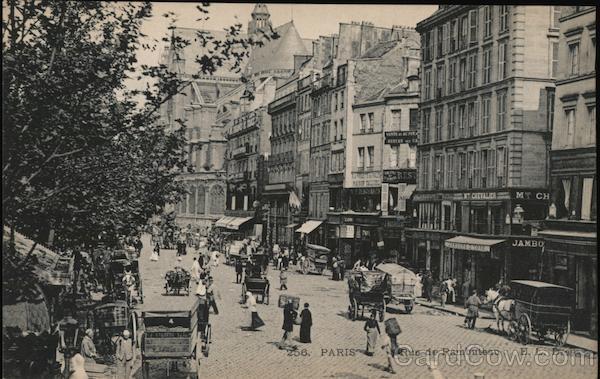 Rue de Rambuteau Paris France