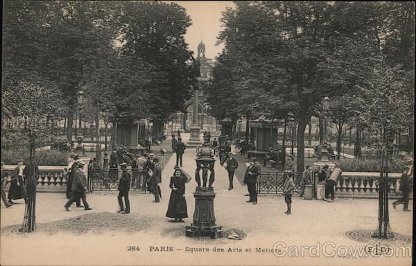 Square des Arts et Metiers Paris France