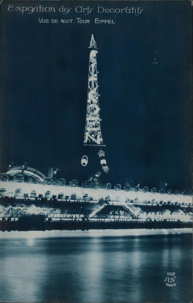 Vue de Nuit, Tour Eiffel Paris France