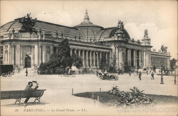 Exterior of The Grand Palais Paris France