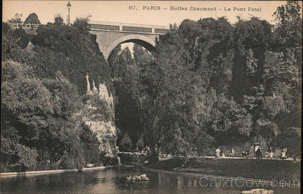 Paris - Buttes Chaumont - Le Pont Fatal France