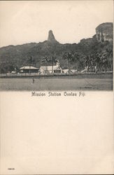 Mission Station Ovalau Postcard