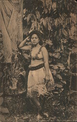 Greetings from Samoa: Samoan Maiden Postcard