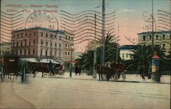 Street scene in Athens, Greece Postcard