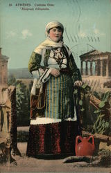 Costume Grec Athens, Greece Greece, Turkey, Balkan States Postcard Postcard Postcard