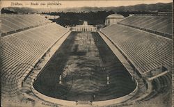 Panathenaic stadium at Arditos hill in Athens Postcard