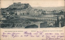 Temple de Jupiter & Acropole Postcard