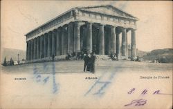 Athenes, Temple de Thenee Athens, Greece Greece, Turkey, Balkan States Postcard Postcard Postcard