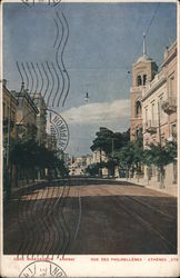 Rue Des Philhellenes Postcard