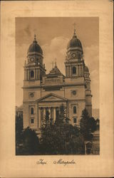 Branch of bank in Romania Postcard