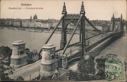Budapesi Erzsebet-hid - Elisabeth-Brucke Postcard