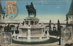 Monument to Saint Steven in Bucharest. Romania Eastern Europe Postcard Postcard Postcard