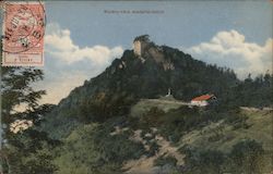 Bird's Eye View Muráň Castle Postcard