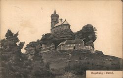 Dagsburg castle located on a hill Postcard