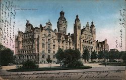 Lepzig - Neues Rathaus von Suden Postcard