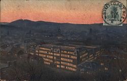 City center of Stuttgart at sunset Germany Postcard Postcard Postcard