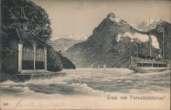 Gruss vom Vierwaldstattersee Switzerland Postcard Postcard Postcard