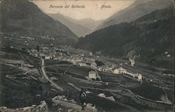 Ferrovia del Gottardo Airolo Postcard