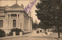 Geneve - Le Musee Cantonat Postcard