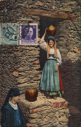 Traditional Sardinian Costumes Postcard