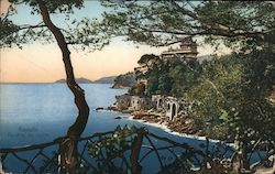 Castle of Rapallo Postcard