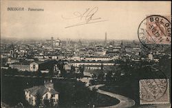 Panorama Bologna, Italy Postcard Postcard Postcard