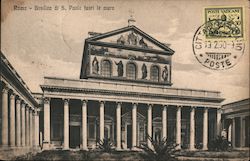 Basilica di S. Paolo Fuori le Mura Rome, Italy Postcard Postcard Postcard