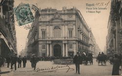 Piazza Sette Settembre e Palazzo Angri Postcard