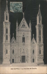 Napoli - La facciata del Duomo Postcard