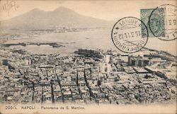 Napoli - Panorama da S.Martino Naples, Italy Postcard Postcard Postcard