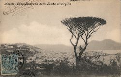 Gran Panorama dalla Tomba di Virgilio Naples, Italy Postcard Postcard Postcard