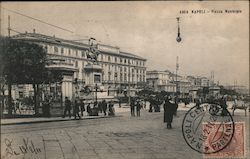Napoli - Piazza Municipio Naples, Italy Postcard Postcard Postcard