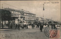 Napoli - Piazza Municipio Postcard