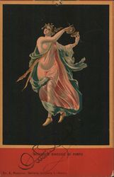 Bacchante Danseuse de Pompei Postcard