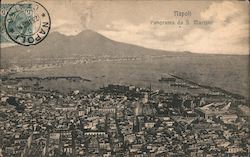 Naples - View of San Martino Postcard