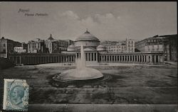 Napoli Piazza Plebiscito Postcard