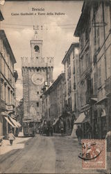 Corso Garibaldi e Torre Della Pallata Postcard